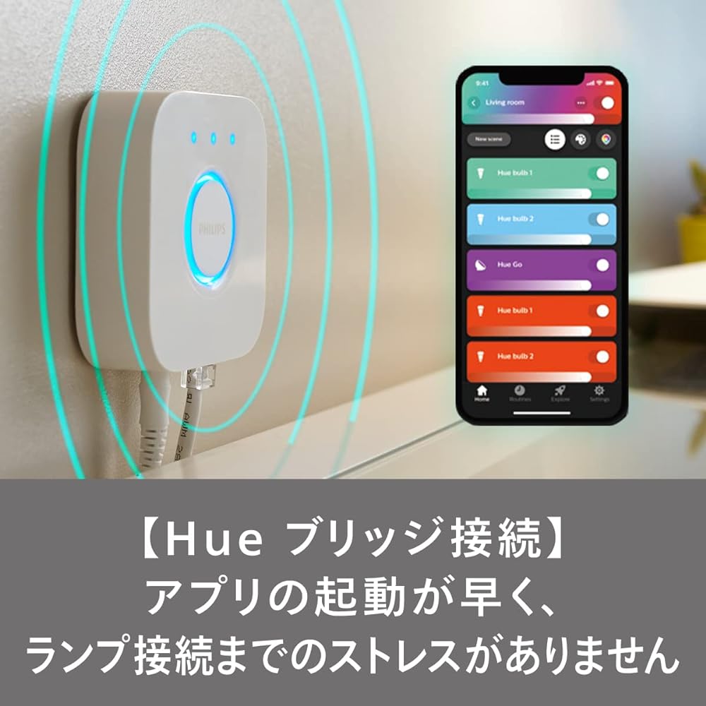 Philips Hue Smart Remote Control Bridge - Philips Hue Smart Switch Wireless Remote Control Button Remote Control Smart Home Smart Home Appliance Smart Bulb Smart Light Dimming Color Adjustment Lighting Control Hub Bridge