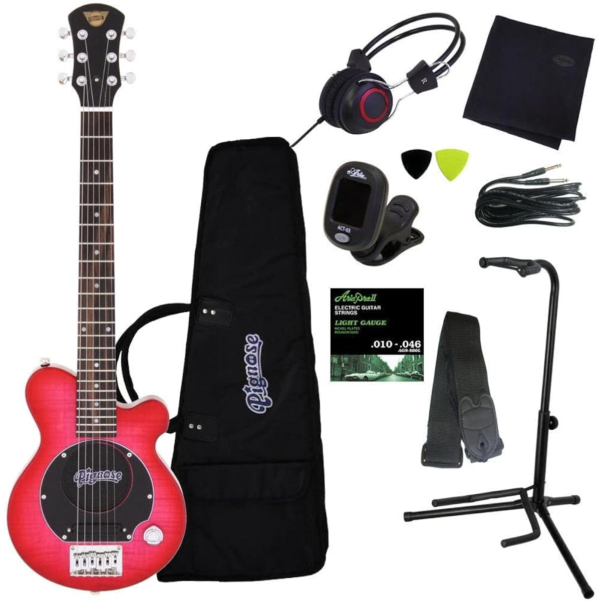 [Electric luxury 10-piece set] Pignose PGG-200/FM Pignose mini guitar with built-in speaker (SPK)
