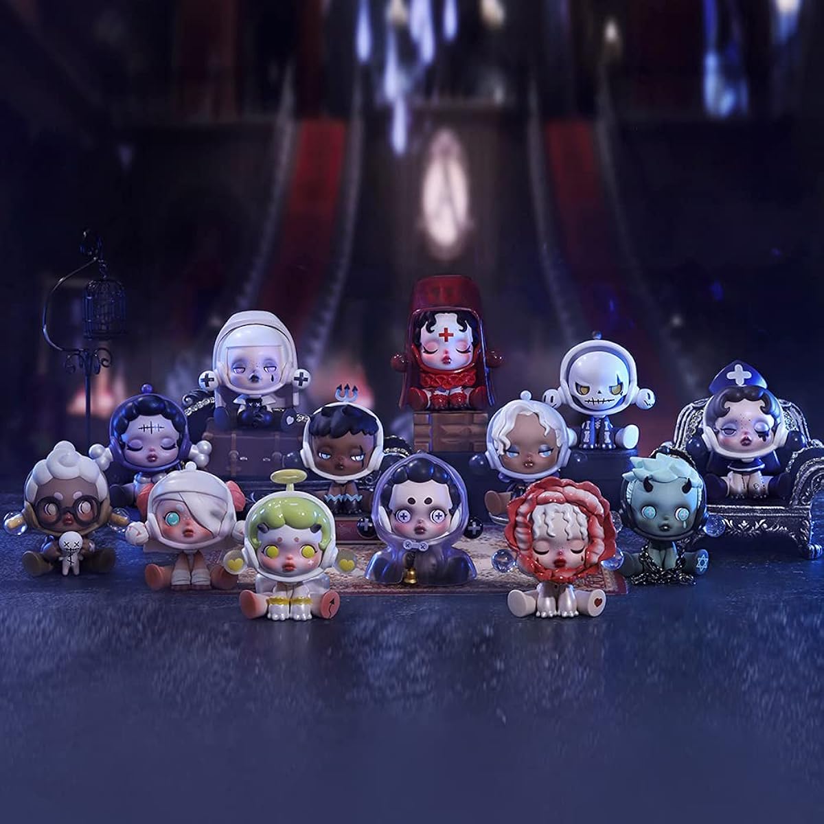 POP MART SKULLPANDA ANCIENT CASTLE Series [Assorted Box 12 Pieces] Pop Mart Figures Soft Vinyl Gacha Gachapon Character Goods Karai Stylish Toys