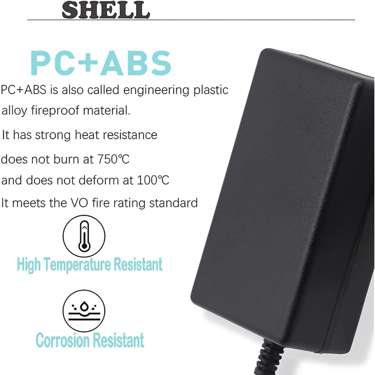 12V 2A AC Power Adapter, AC 100-240V to DC 12 Volt Transformer, 2.1mm X 5.5mm Wall Plug.