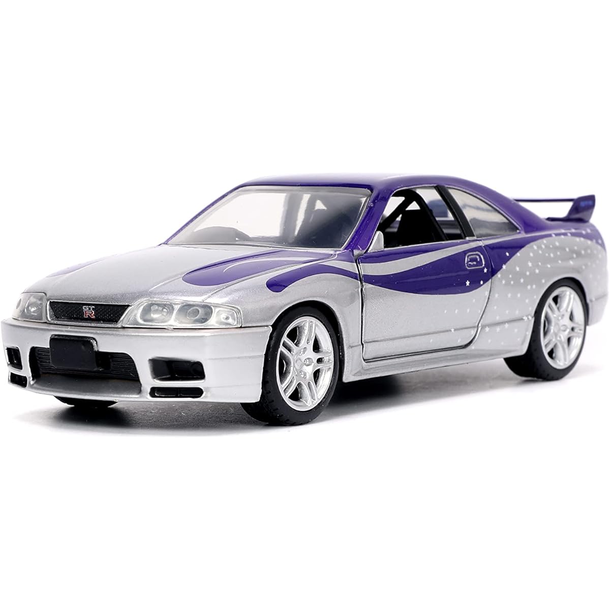 Fast & Furious 1:32 1995 Nissan Skyline GT-R (BNCR33) Diecast Car Toy for Kids and Adults