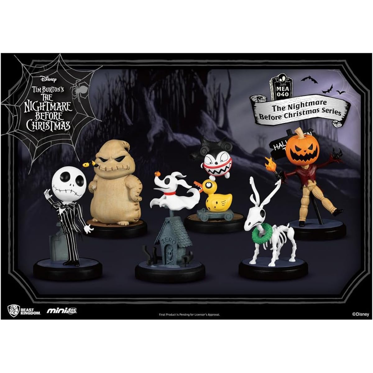The Nightmare Before Christmas Mini Figure Set of 6 MEA-040