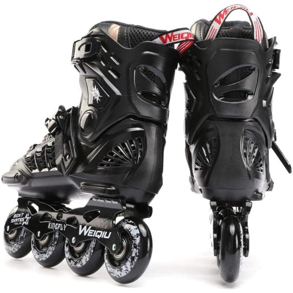 ONORNER Inline Skates, Roller Skates, Adults, Students, Women, Men, Inline Skates, For Men and Women, Beginners and Advanced Users, Safe, Quiet, Durable, White, Black, 2 Colors