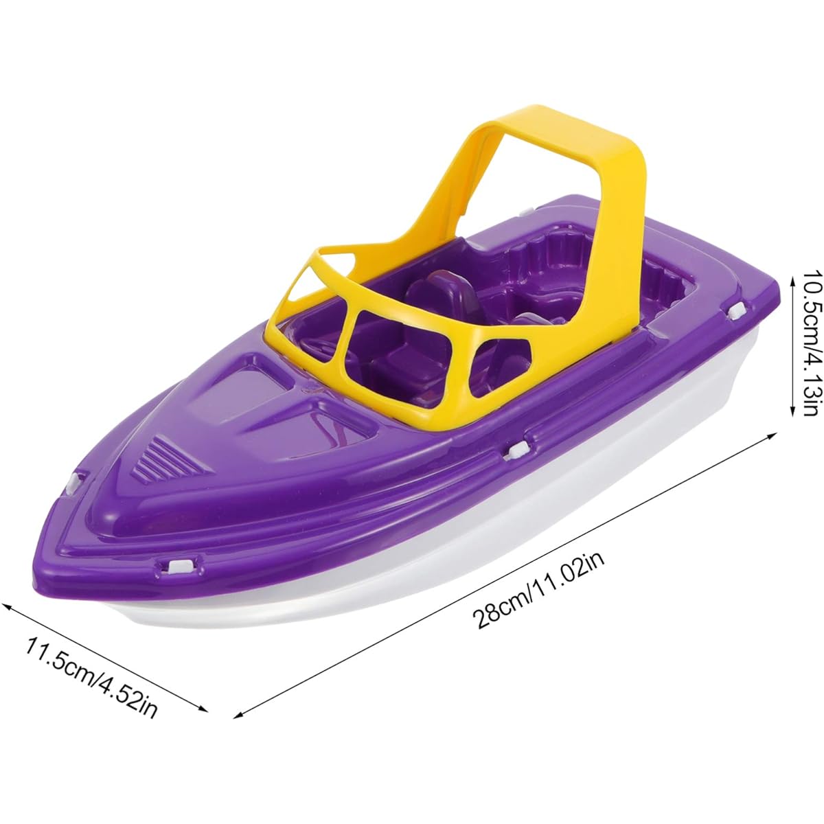 Toyvian 1pc Bath Boat Toy Plastic Boat for Kids Pool and Bathtub Toys for Summer Beach Bathtub Water Play Birthday Gift