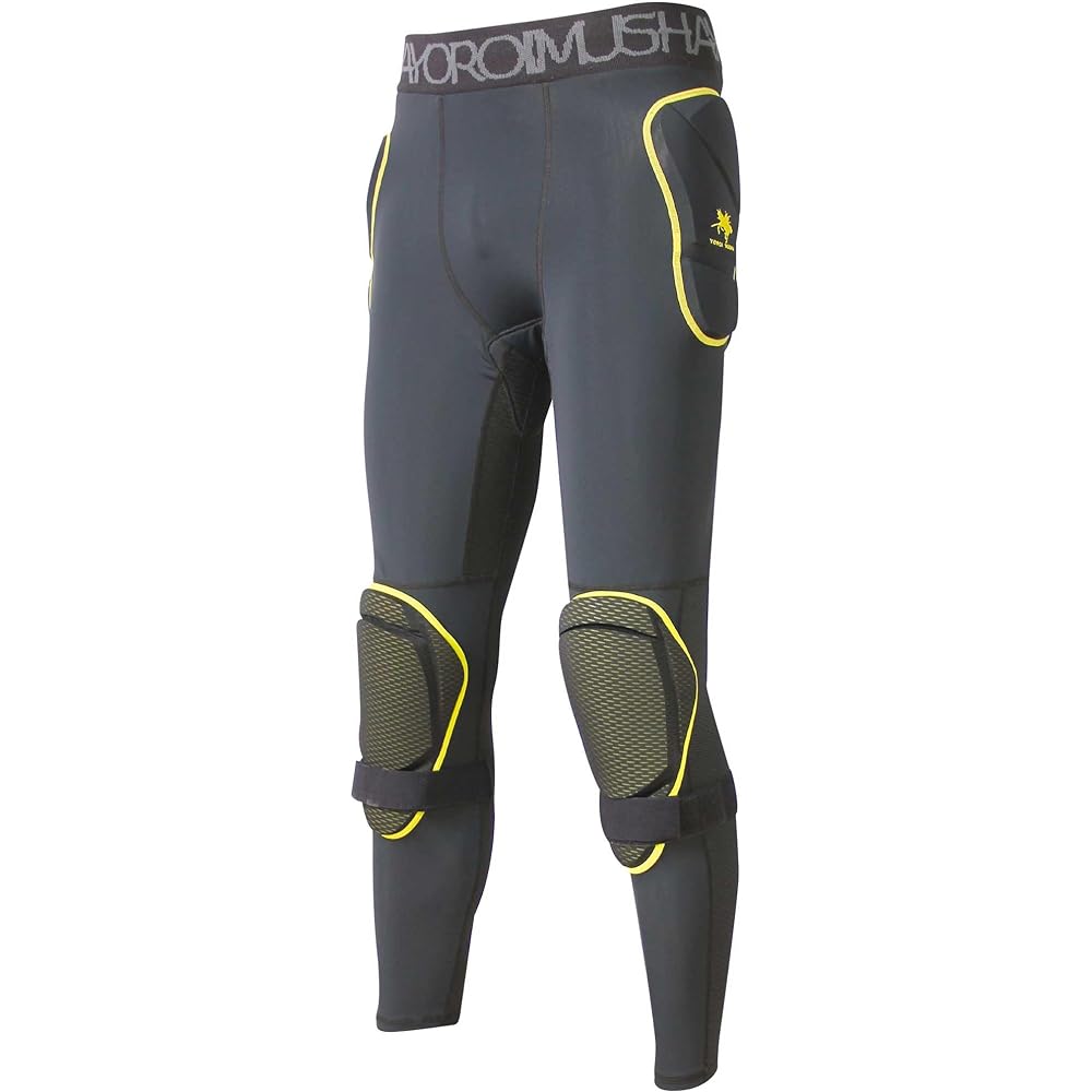 Yoroimusha Hip Protector Long Type Unisex [Uses XRD layering pad (maximum number of layers 3 + 3D mesh)] YM-1738 BK XS
