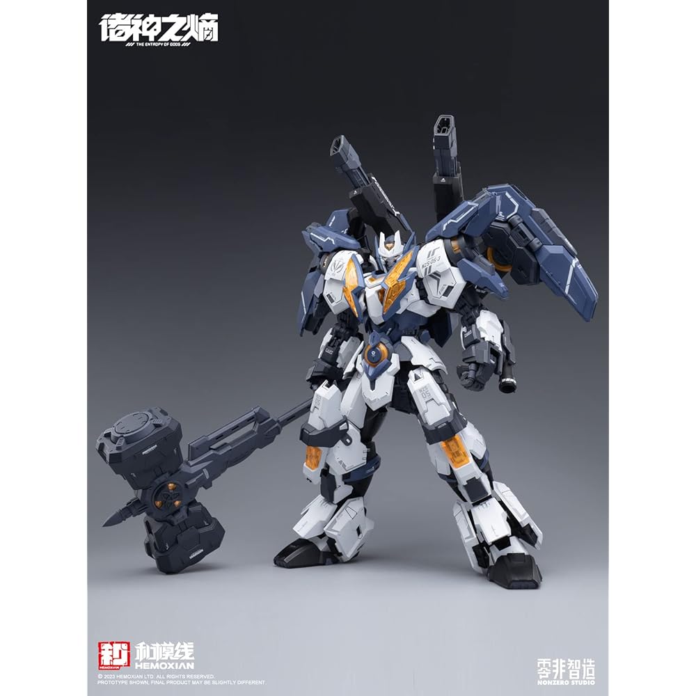 Doyusha HEMOXIAN NONZERO SERIES THE ENTROPY OF TITANS First Raijin NZS-05-3 Height 225mm 1/100 scale color-coded plastic model