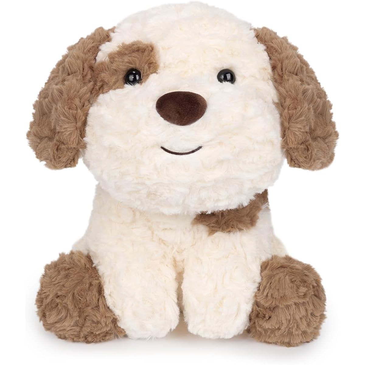 MELECERi Puppy Stuffed Animals, Cute Stuffed Animals for Girls Boys Anxiety Adults Soft Plush Pillows for Gifts Dog Stuffed Animals (8.2 Inch, Brown)