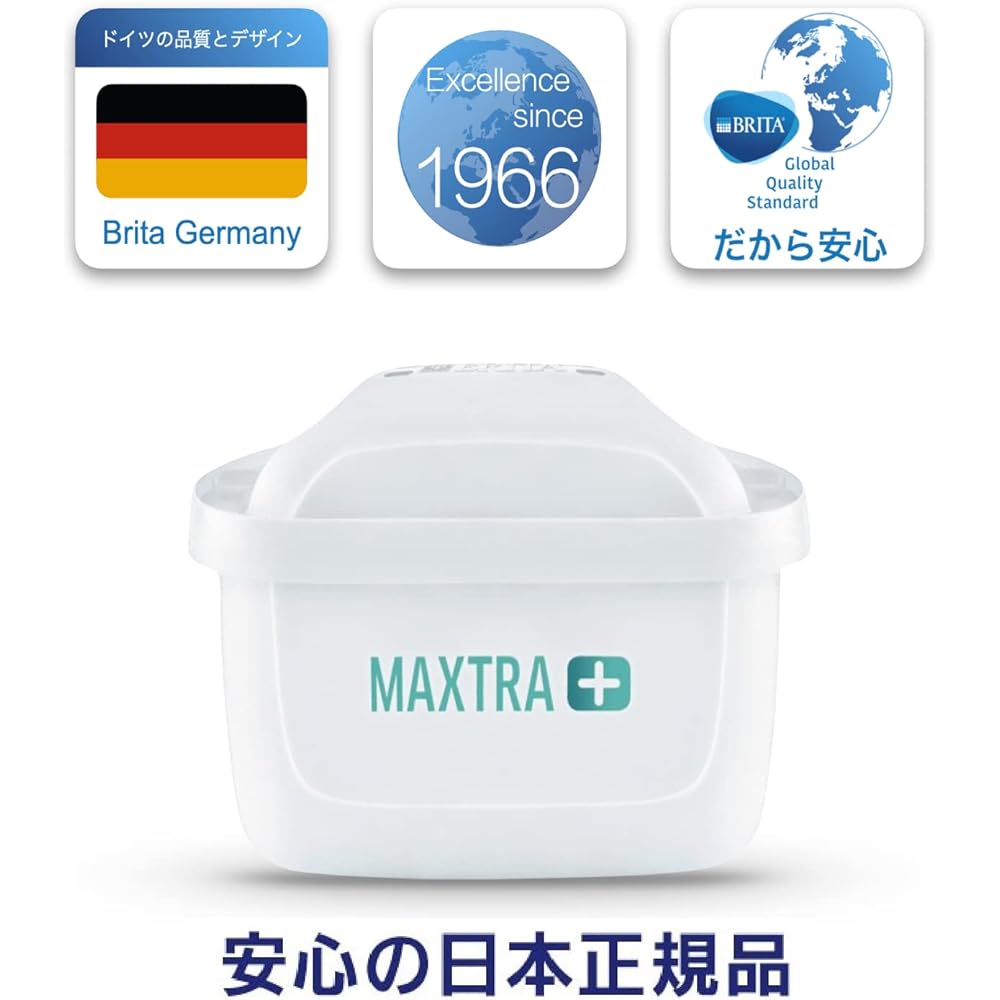 Brita Replacement Cartridge Maxtra Plus Pure Performance Set of 6 [Genuine Japanese Product]