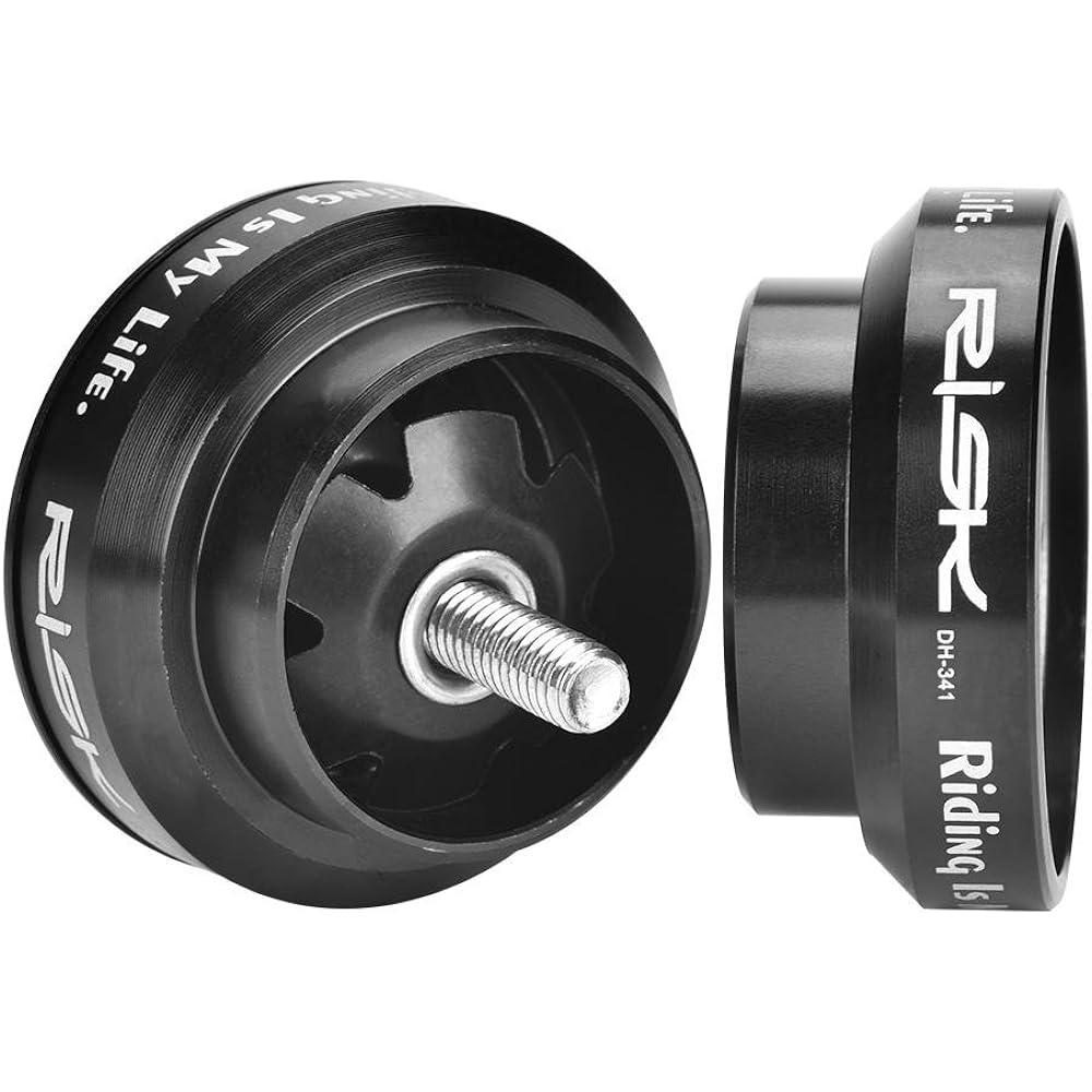 TOPINCN Bicycle Head Parts Set Cycling Bicycle Threadless Headset Sealed Bearing 34mm Aluminum Alloy (01)