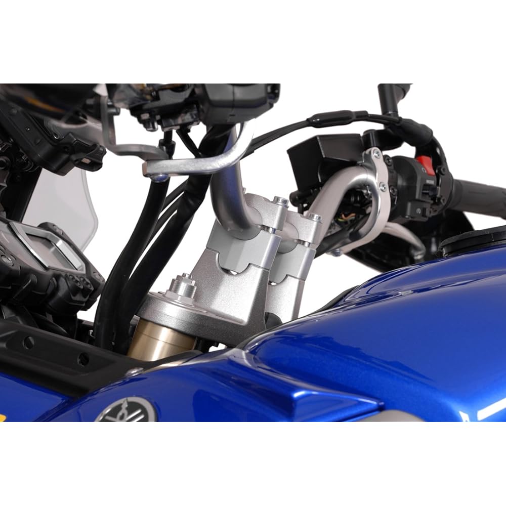 SW-MOTECH Bar Riser (30mm up) Silver Yamaha XT1200Z / ZE Super Tenere(10-13) LEH.06.039.10100/S