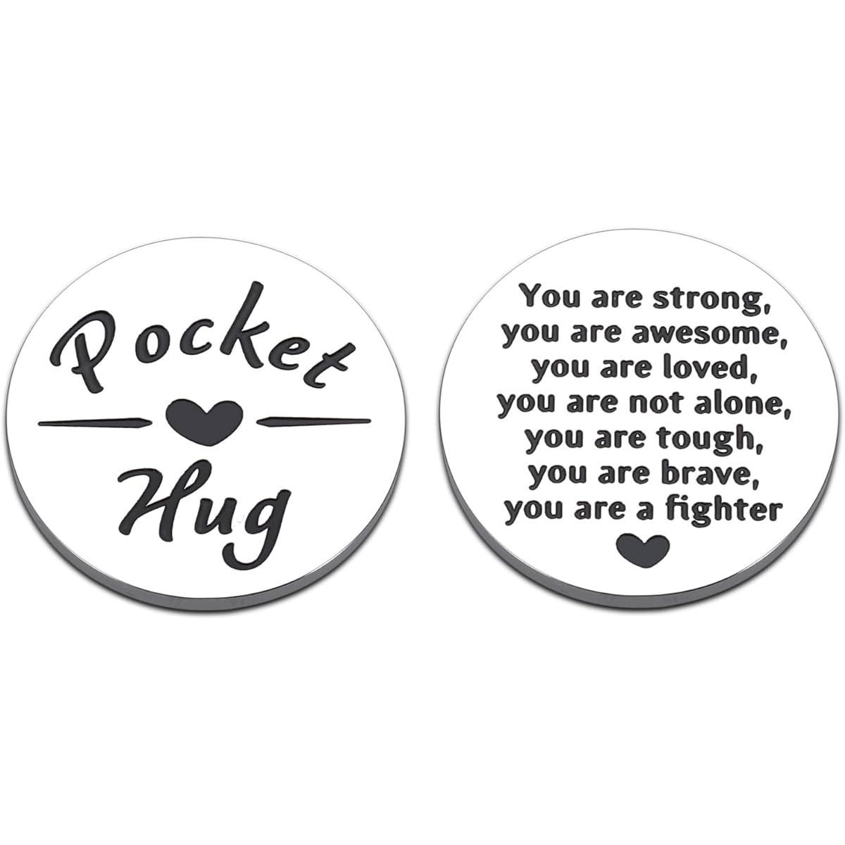Enbloceclat Get Well Soon Gift Token for Women Men Inspirational Pocket Hug for Cancer Survivors Post Surgery Gift for Women Men Encouragement Birthday Christmas Favor for Friends Family Members