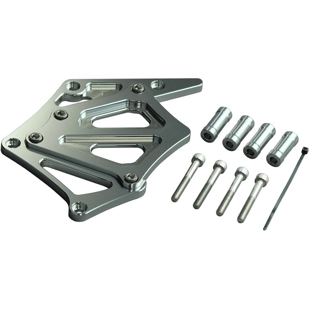 POSH Motorcycle Supplies Sprocket Cover Black/Red CB400SF V-TECH2/3 CB400SB (SUPER BOL D'OR) 051201-26