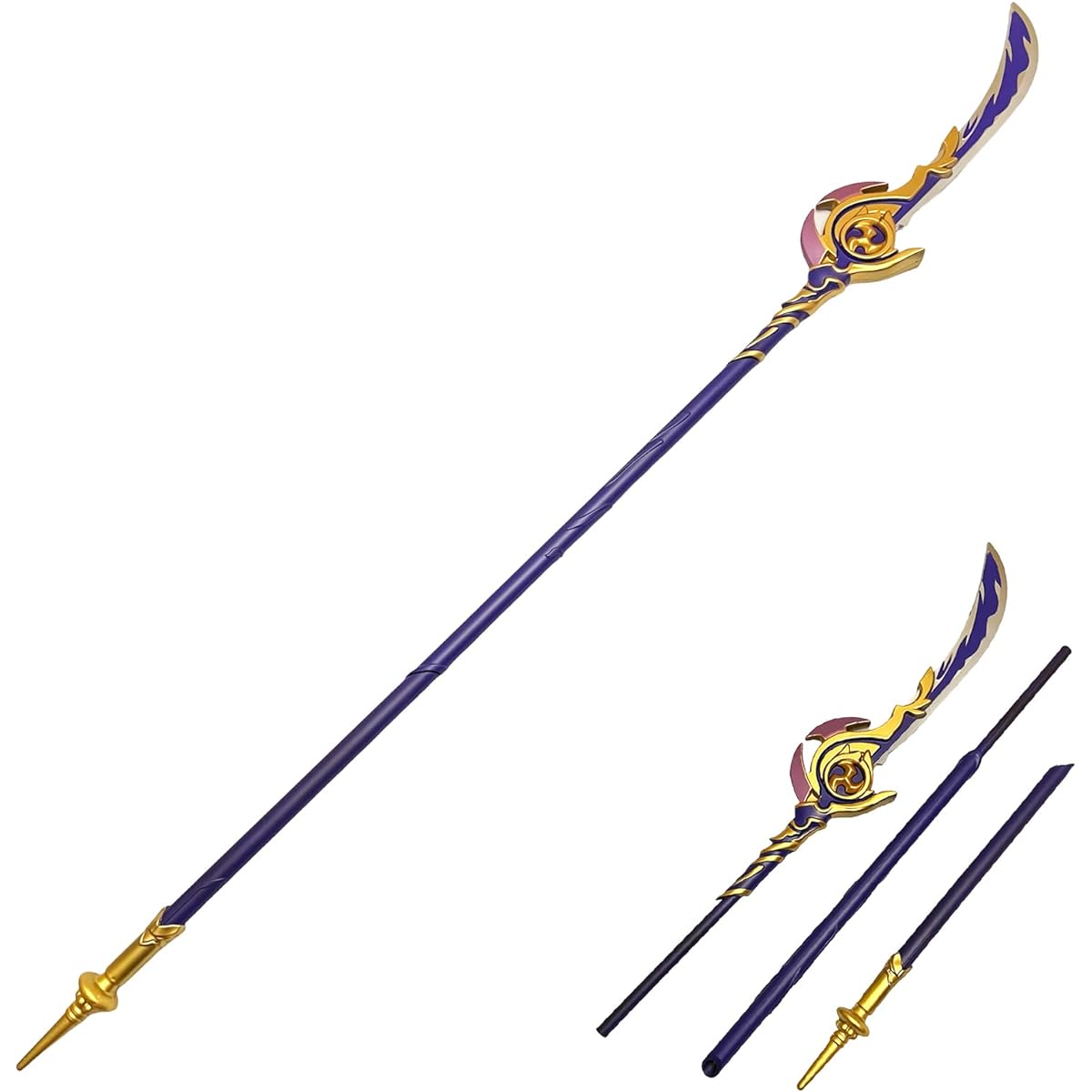 LALAPORT Fantasy Genshin Impact Bubble Sword Costume Cosplay Halloween Christmas Gift Collection