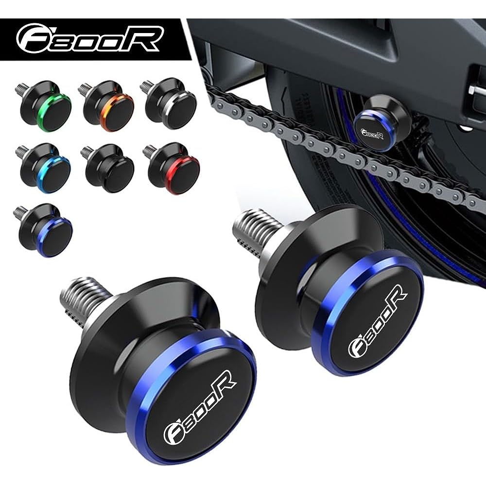 Rocker Arm Slider B&MW F800R F 800R 2009 2010 2011 2012 2013 2014 2015 2016 2017 Motorcycle CNC Aluminum Swing Arm Spool Slider Stand Screw (Color : C 8mm 4)