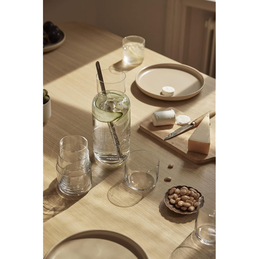 [Domestic genuine product] AARKE Glassware Nesting Carafe & Mixing Spoon [AARKE] Nesting Carafe & Mixing Spoon Capacity 1.1L Decanter Pitcher Muddler Made of High Quality Crystal Glass Stainless Steel Made in Sweden Scandinavian Design Sustainable Gift
