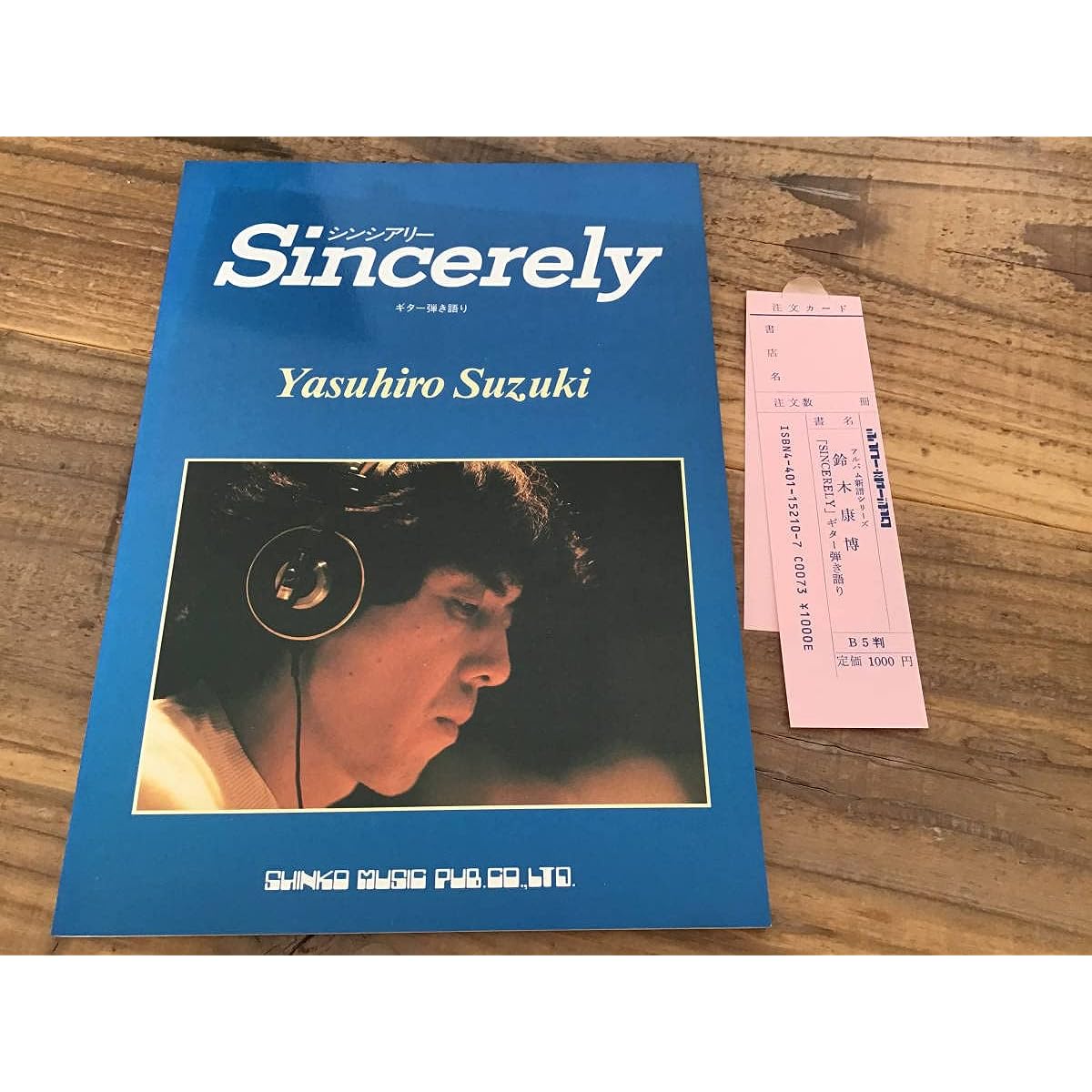 New and used sheet music by Yasuhiro Suzuki Sincerely tab sheet music guitar score guitar accompaniment