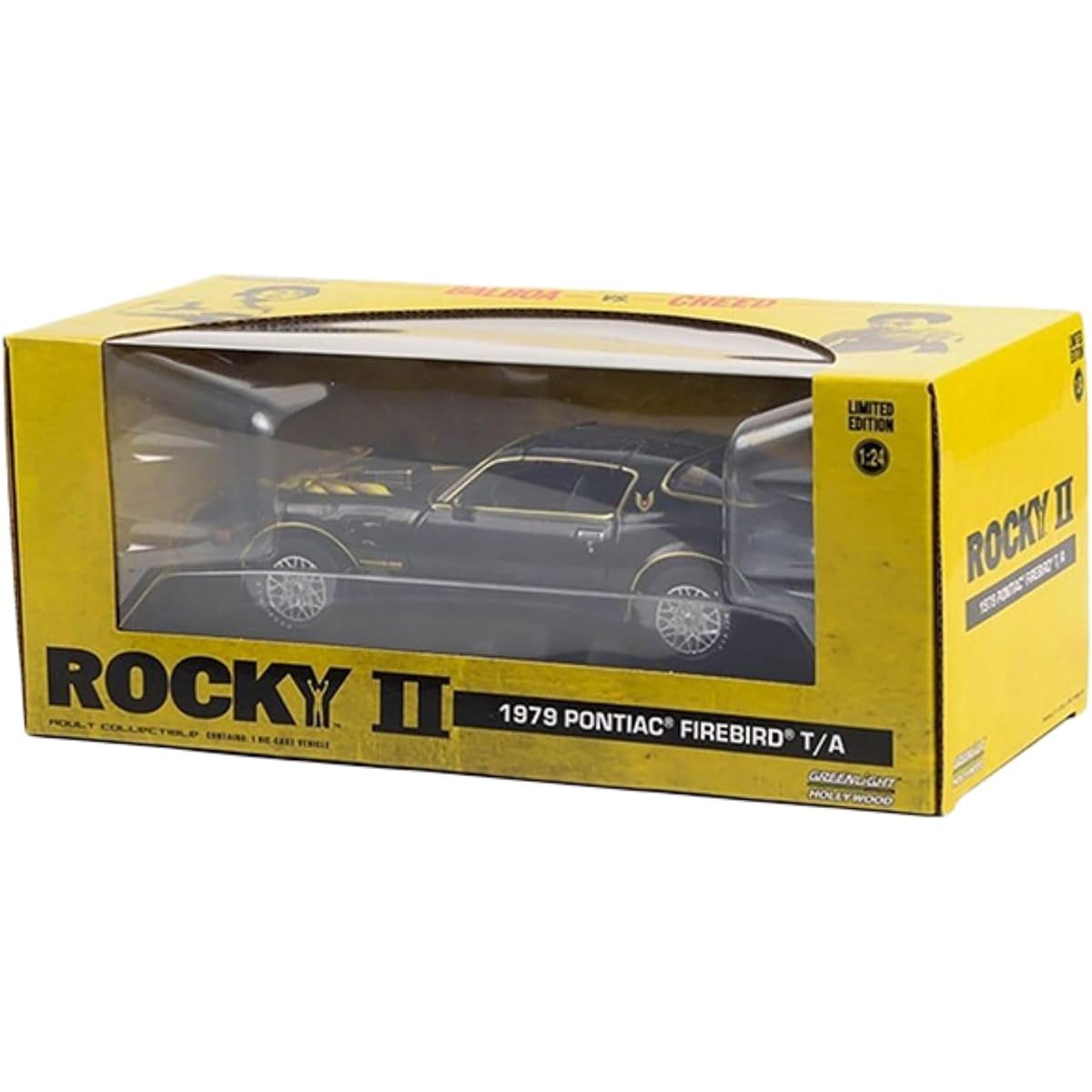 1/24 scale ROCKY II 1979 Pontiac Firebird Trans Am Rocky 2 Pontiac Firebird Trans Am miniature car