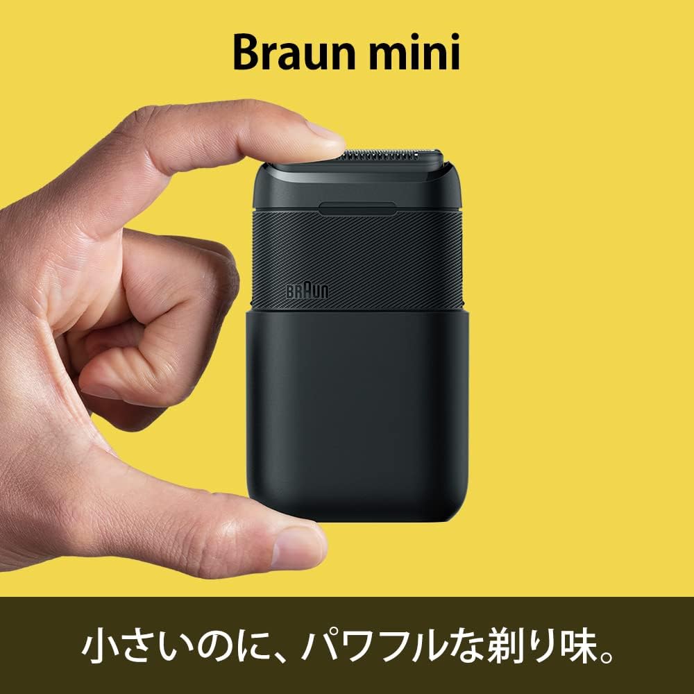 Braun Mobile Shaver Braun Mini Braun mini M-1013 Black Electric, Electric, Razor, Small, Portable/Travel