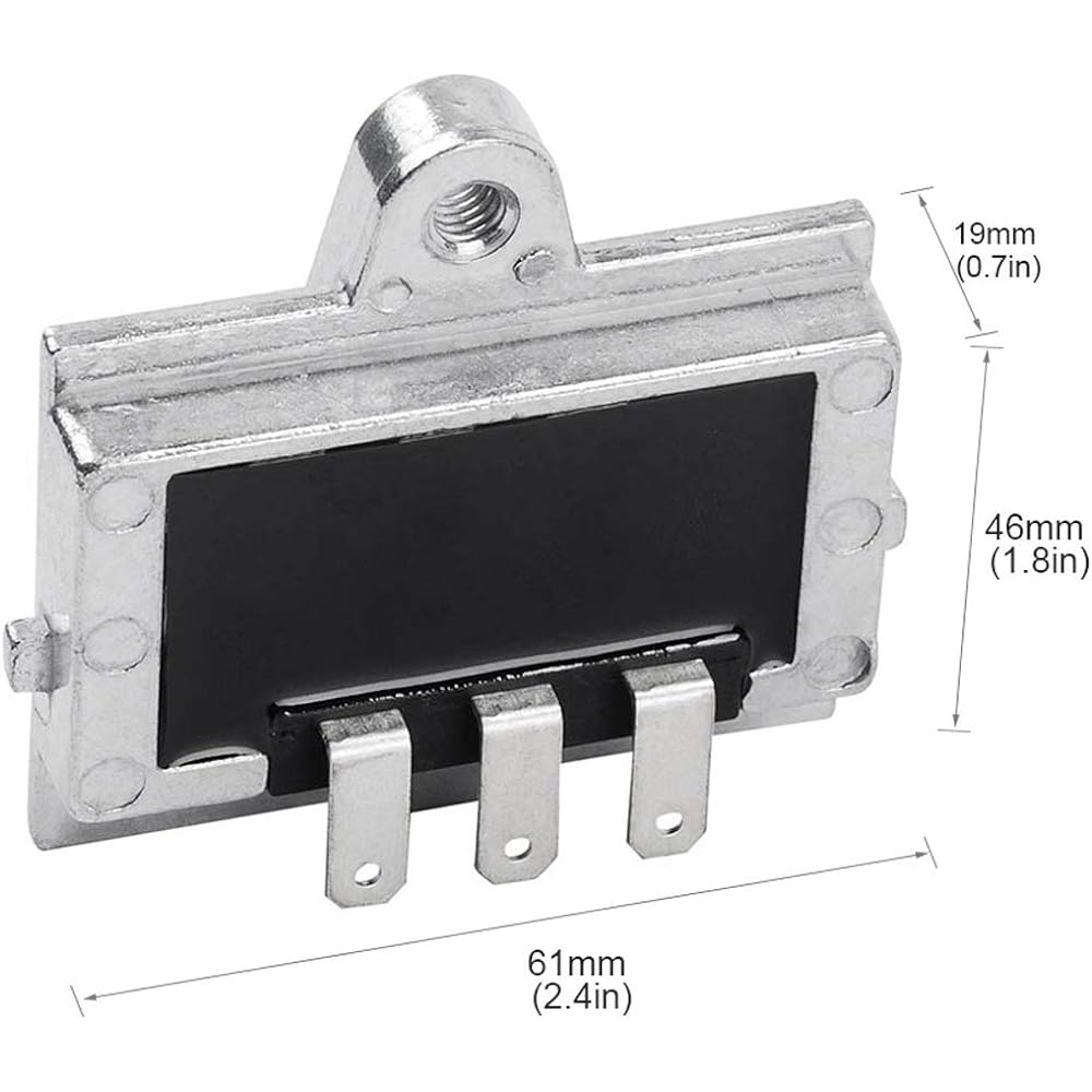 HIFROM Voltage Regulator Rectifier Replacement Onan P Series 16 17 18 19 20HP 20 Amp 191-1748 191-2106 191-2208 191-2227 John Deere 318-420