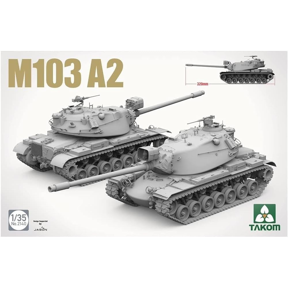 TAKOM 1/35 US Army M103A2 Plastic Model TKO2140