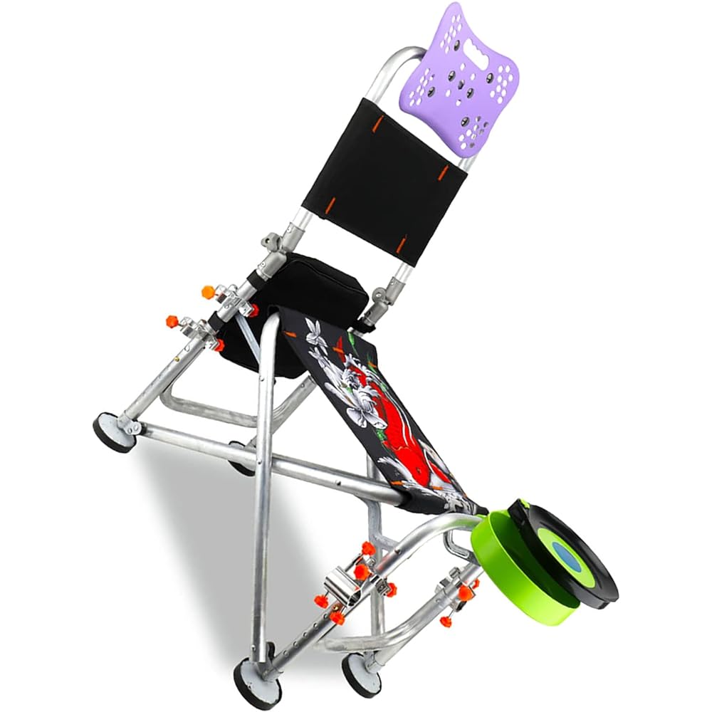 Fishing Chair Foldable Aluminum Alloy Folding Fishing Director Chair 6 Height Adjustable (Upgraded Version)