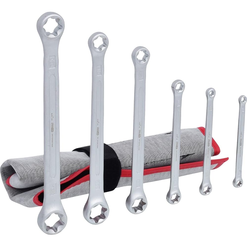 KS TOOLS CLASSIC double ring spanner set for TX E-Profile 6 pcs 911.0370