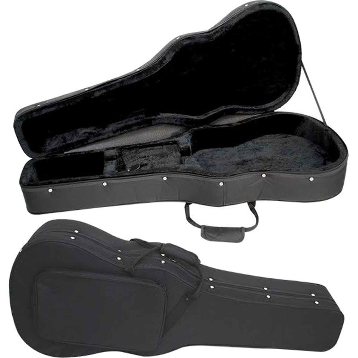 KC SDW-100 Lightweight Semi-Hard Case for Acoustic Guitar (Dreadnought/Western Type)