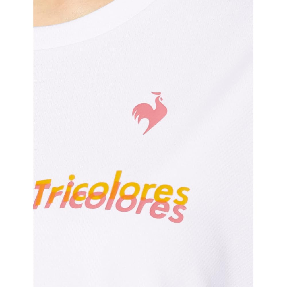 [Le Coq Sportif] Short Sleeve Shirt, French Running, Jogging, Gym, Sweat Absorption, High Speed Dry UV CUT (UPF50+), Stretch, Women's