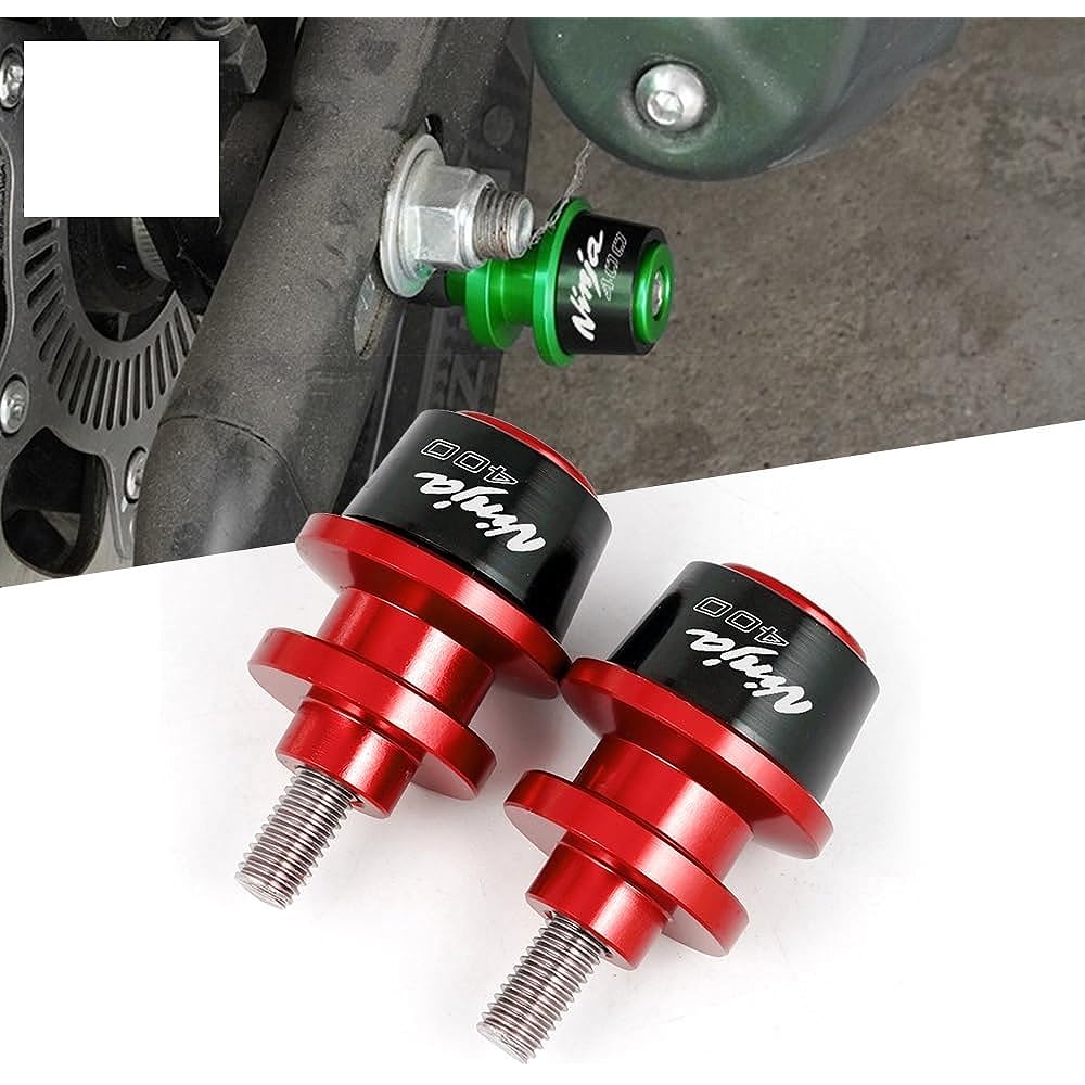 Rocker Arm Slider Motorcycle Aluminum Swing Arm Spool Rear Stand Screw Slider Accessories Kawasaki NINJA400 Ninja 400 2018-2020 2021 2022 (Color: 8mm-5)