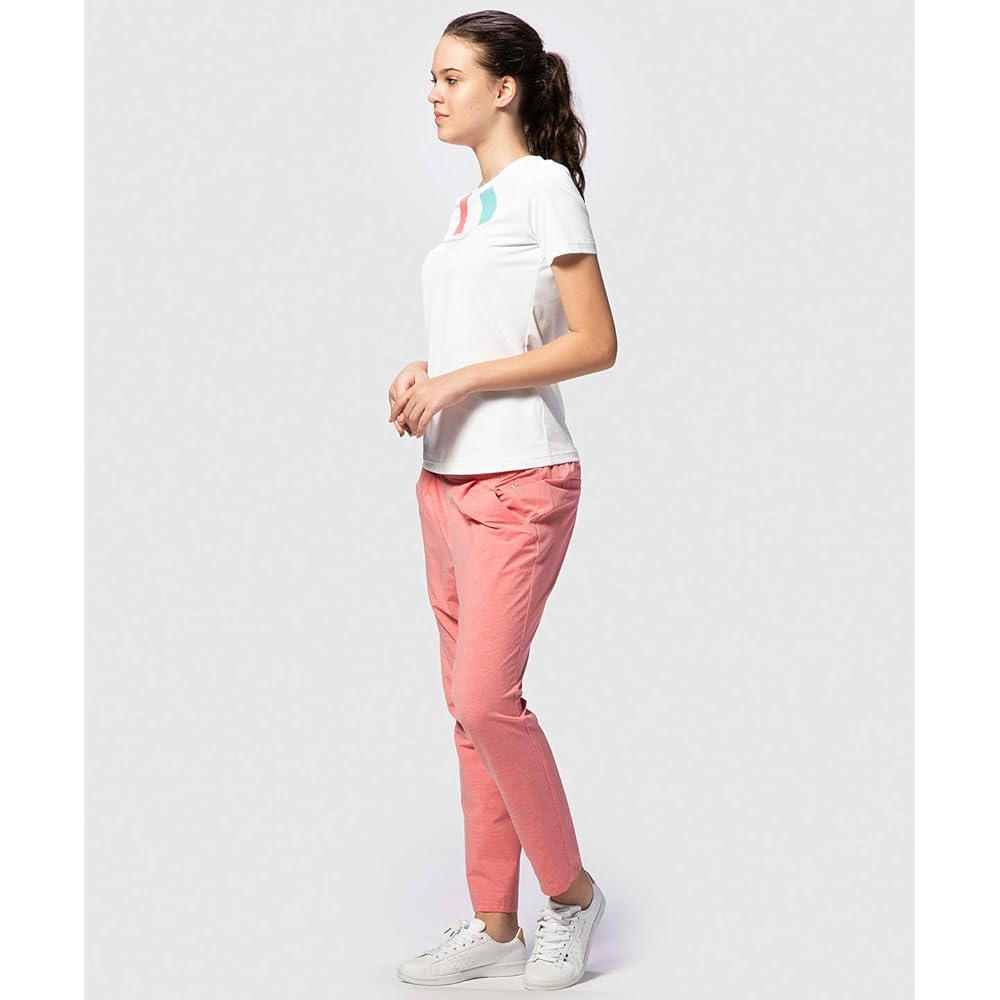 [Le Coq Sportif] Long Pants, Air Stylish Pants, Quarter Length, Water Repellent, Stretch, Tapered Pants, Training, Remote Work, Home Work, Women's