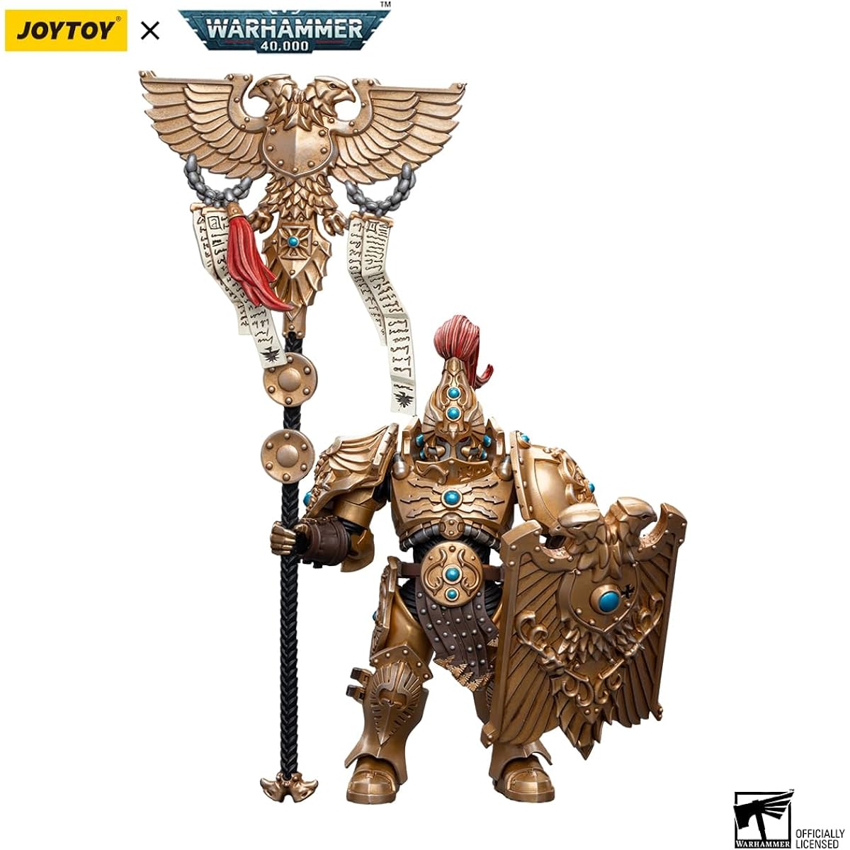 Joytoy Warhammer 40K Mech 1/18 Action Figure Mechajoy Adeptus Custodes Vexillus Pretor