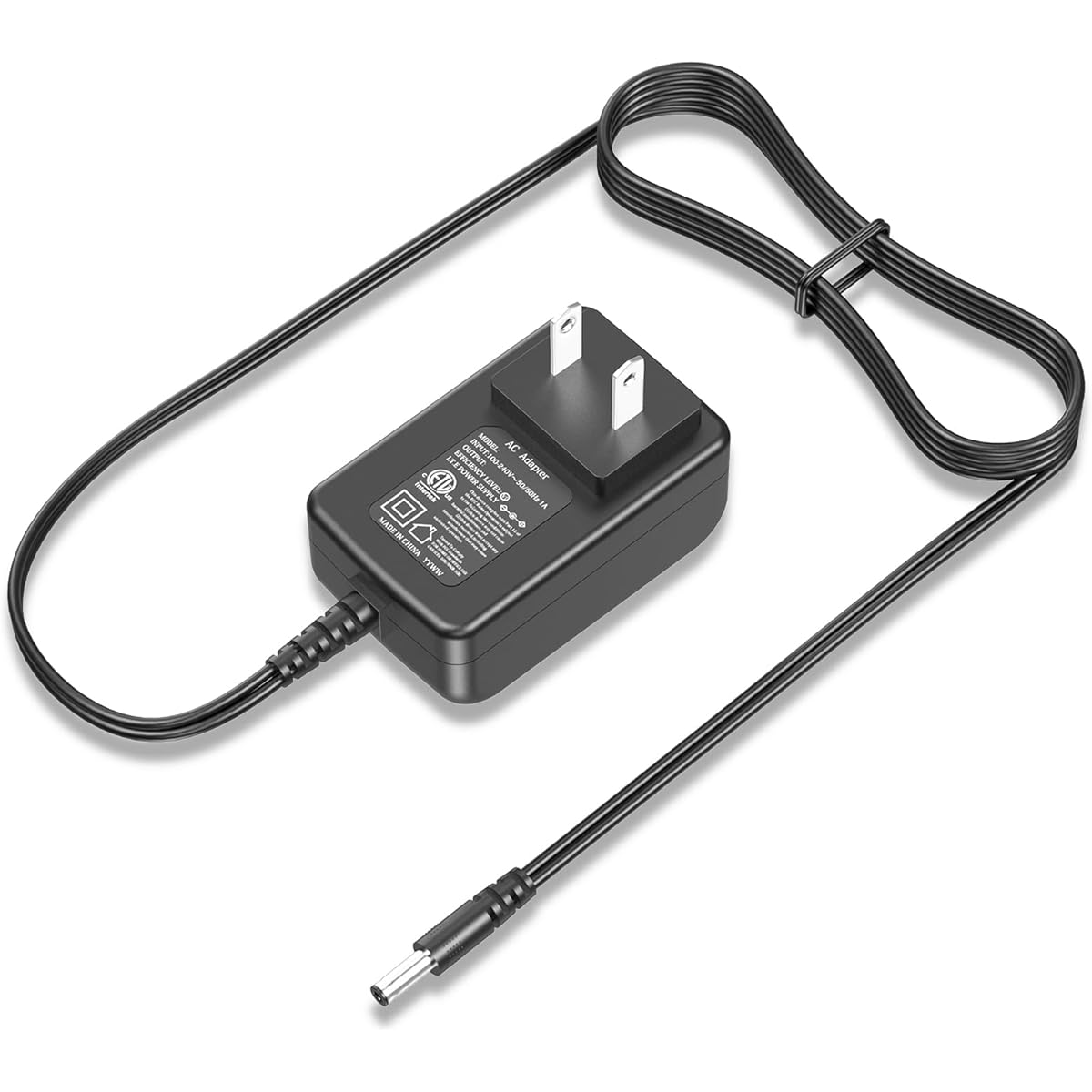 ETL 36V Power Cord for MOOSOO XL-618B XL618B K24 X8 FY0183600500 Cordless Vacuum Charger Replacement AC Adapter 6.0ft Extra Long DC Supply