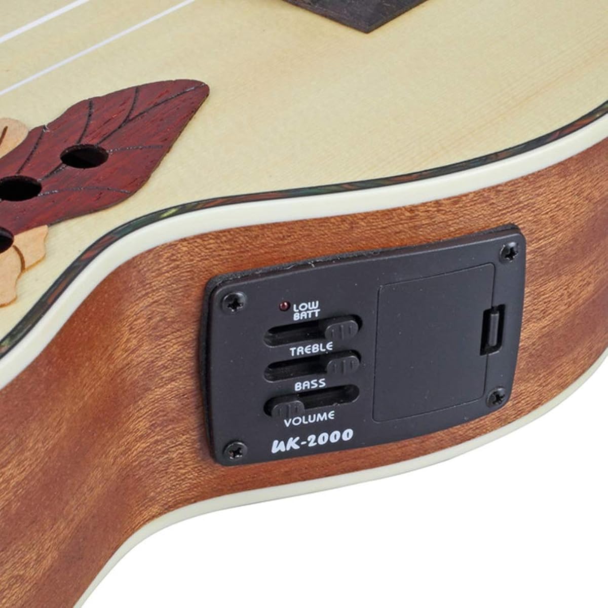 Concert Ukulele EQ Natural 21 Inch and Spruce Wood Ukulele Hawaii Guitar Electro Ukulele Ukulele for Beginners Ukulele (Color: Natural, Size: 21 inches)