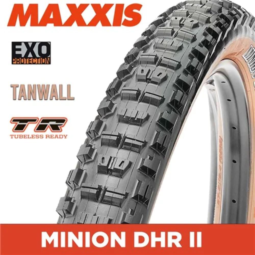 Maxxis Minion DHRⅡ Foldable Dark Tan Wall (27.5X2.40WT, EXO/TR) TB00220200