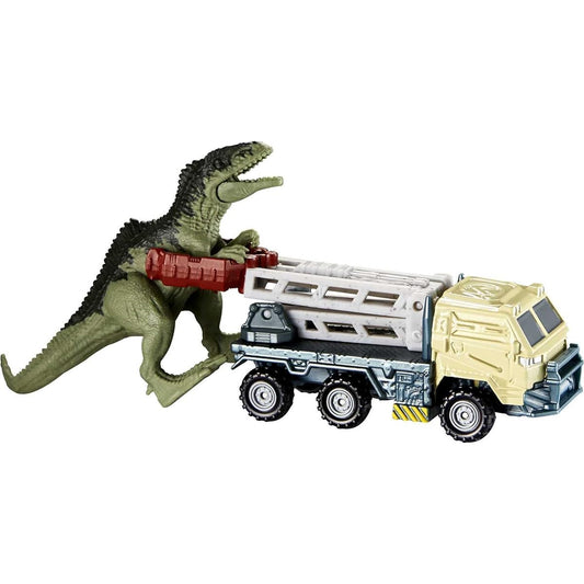 Jurassic World Toys Dinosaur Transporter - 1 Vehicle & 1-2 Mini Dinosaurs - For ages 3 and up