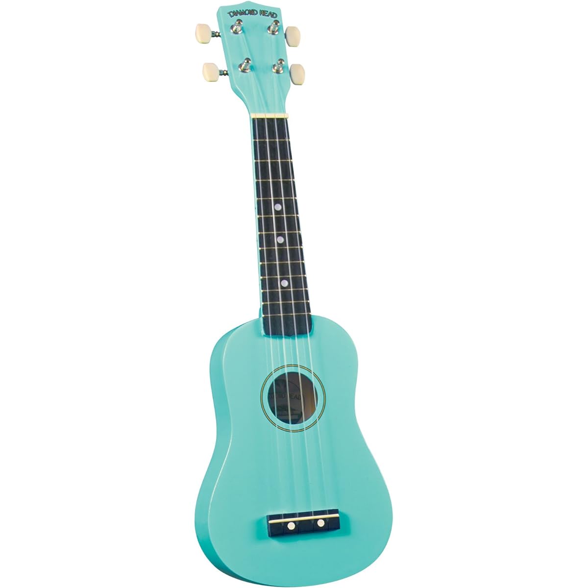 Diamond Head DU-116 Rainbow Soprano Ukulele - Turquoise