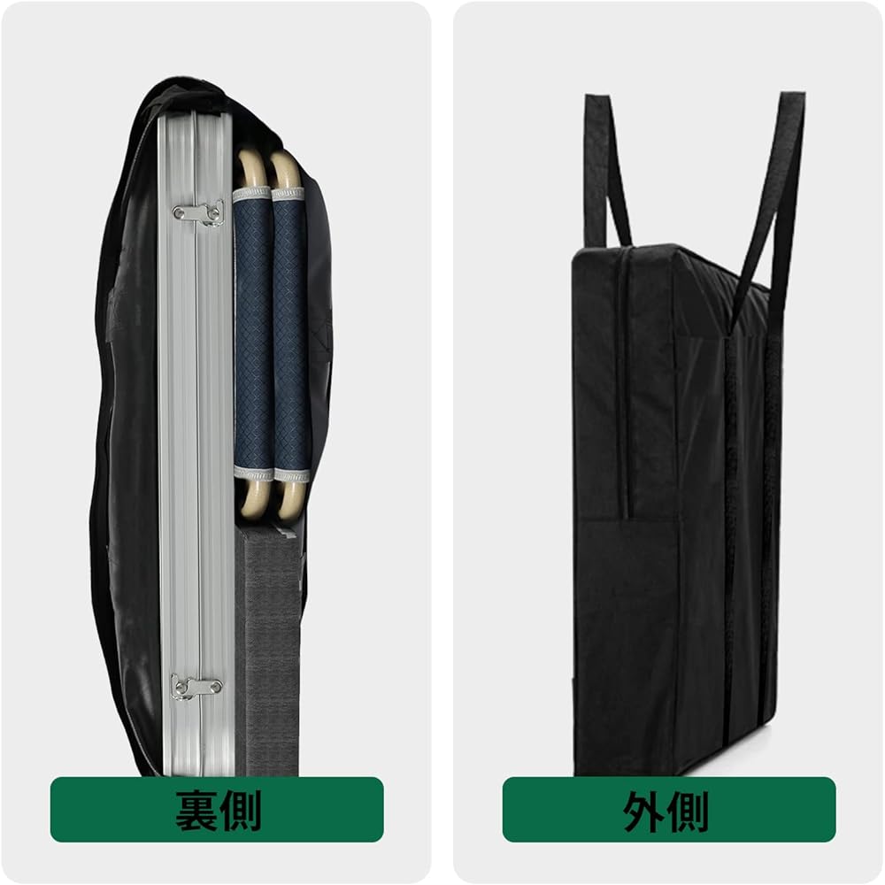 Iptienda Tote Bag, Folding Table Storage Bag, Solar Panel Storage Bag, Deep Tote Bag, Large Capacity Bag, Outdoor Storage, 600D, Multi-Storage, Water Repellent Deep Storage, Carry Bag, Storage Bag, Camping, Large Storage, Vertical, Waterproof - Black