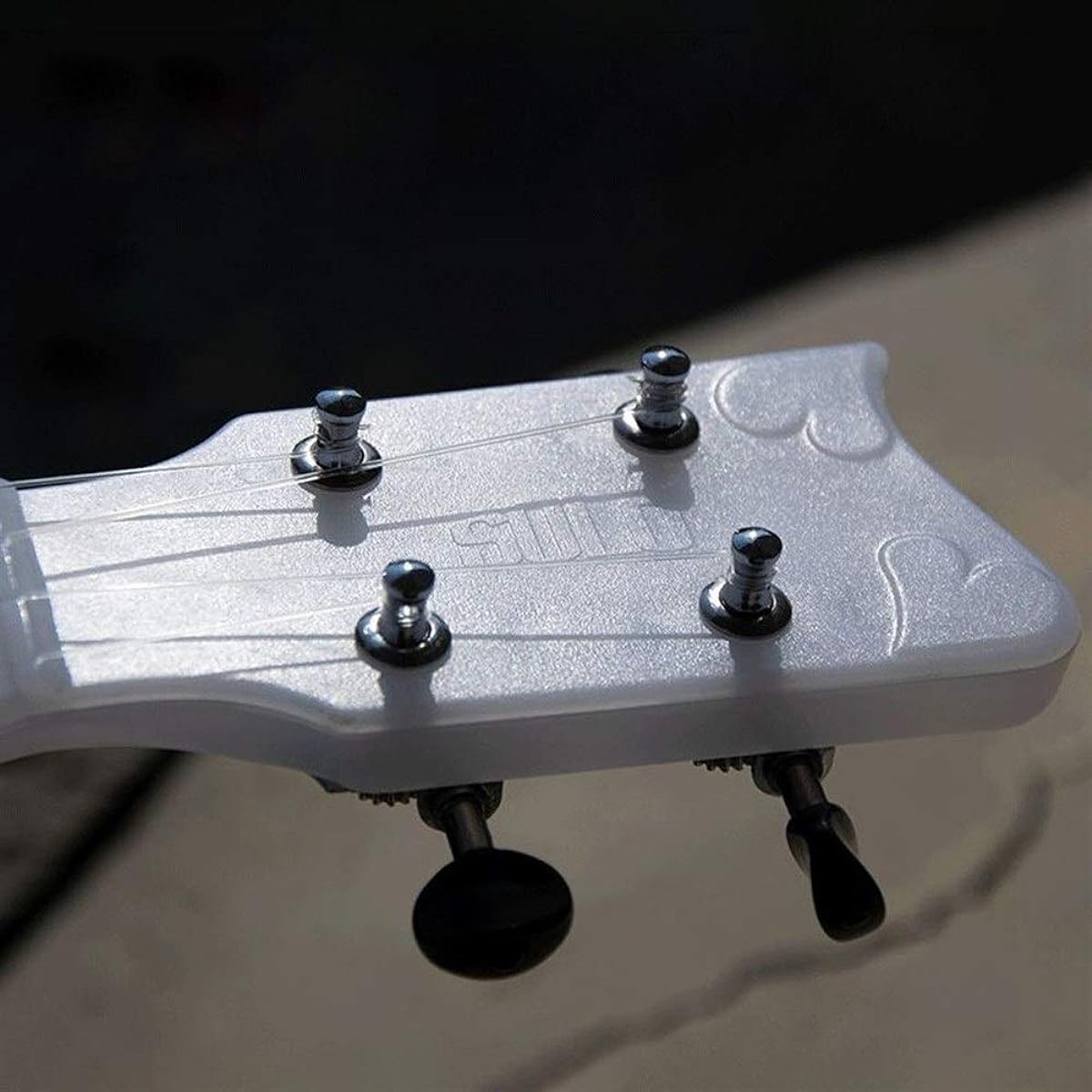 Ukulele 23 Inch Luminous Ukulele 4 String Portable Guitar Instrument for Kids Stringed Mini Guitar Picks