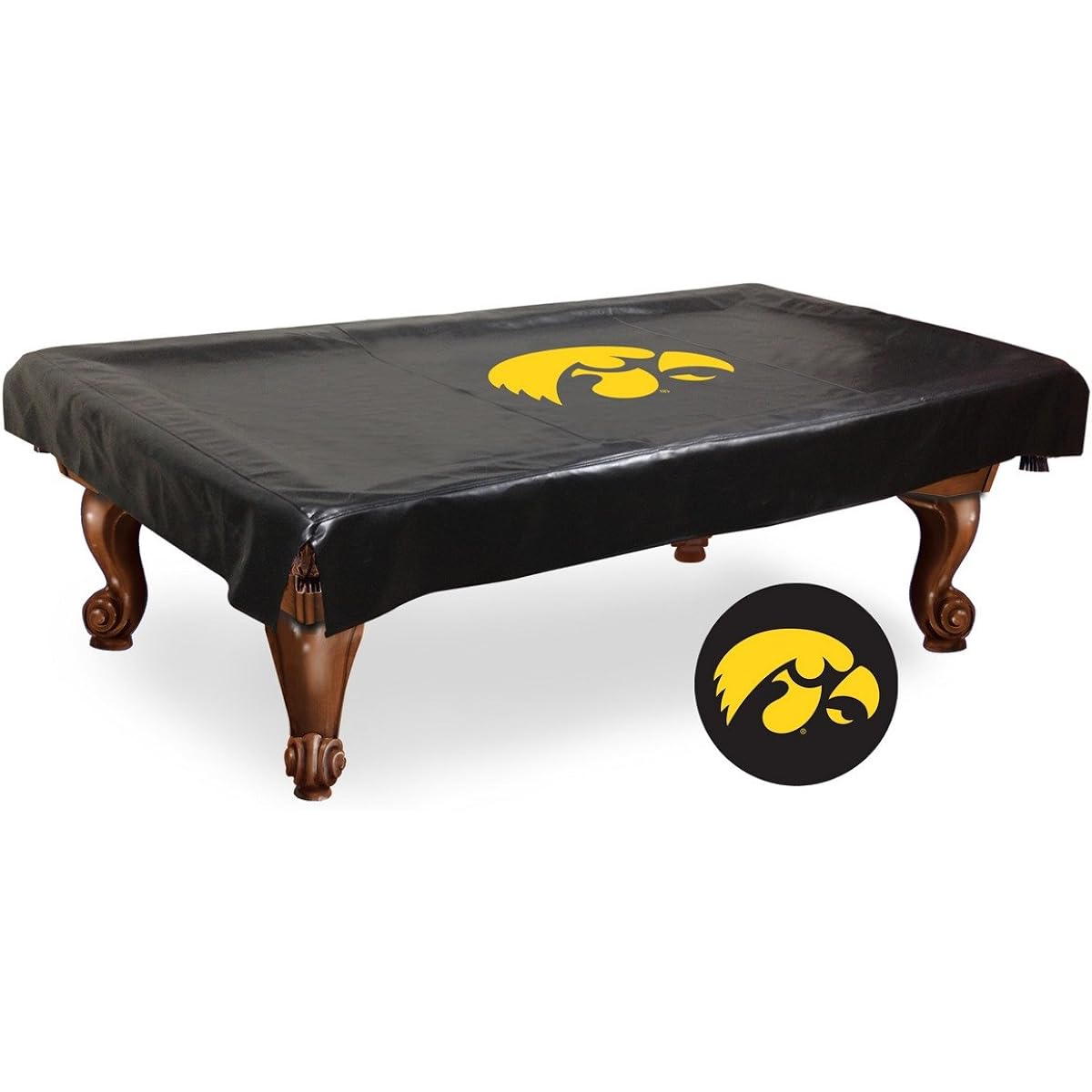 Holland Bar Stool Co. NCAA Iowa Hawkeyes Billiard Table Cover