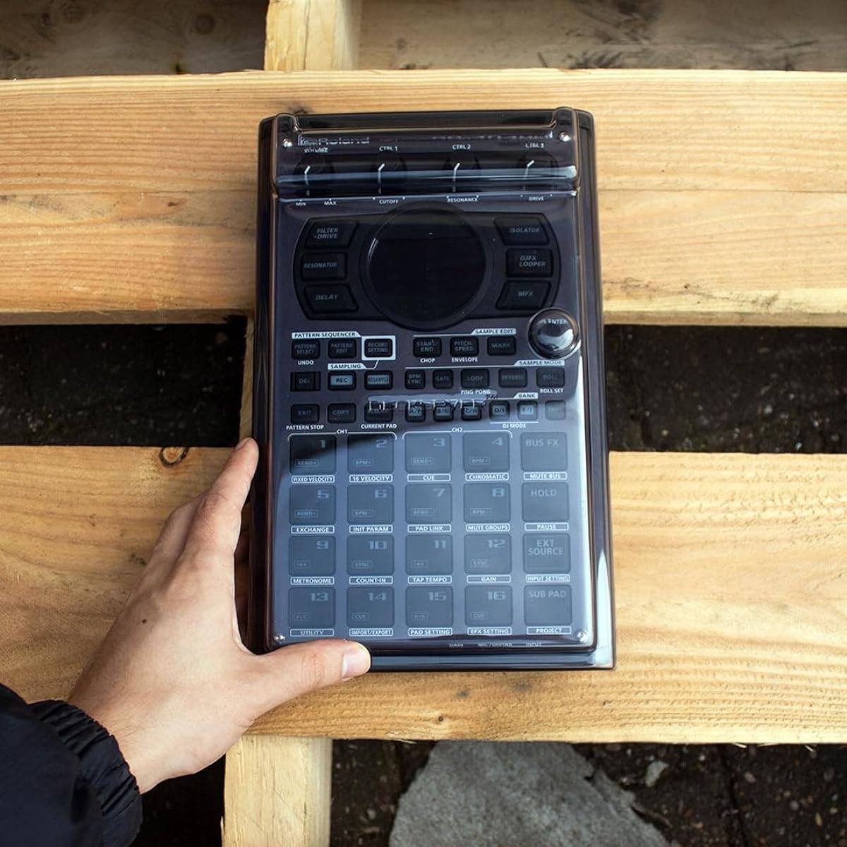 Decksaver DS-PC-SP404MK2 Polycarbonate Cover for Roland SP-404MK2