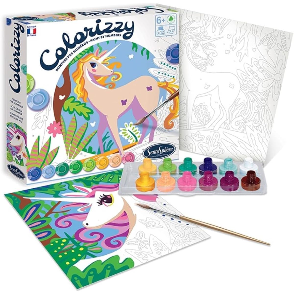 Colorizzy Paint by Numbers - Unicorns