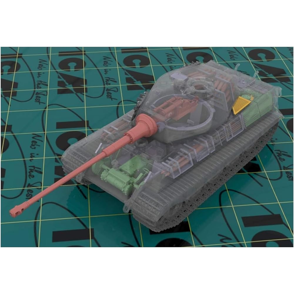 ICM ICM 1/35 German Army King Tiger Late Model w/Full Interior Plastic Model 35364