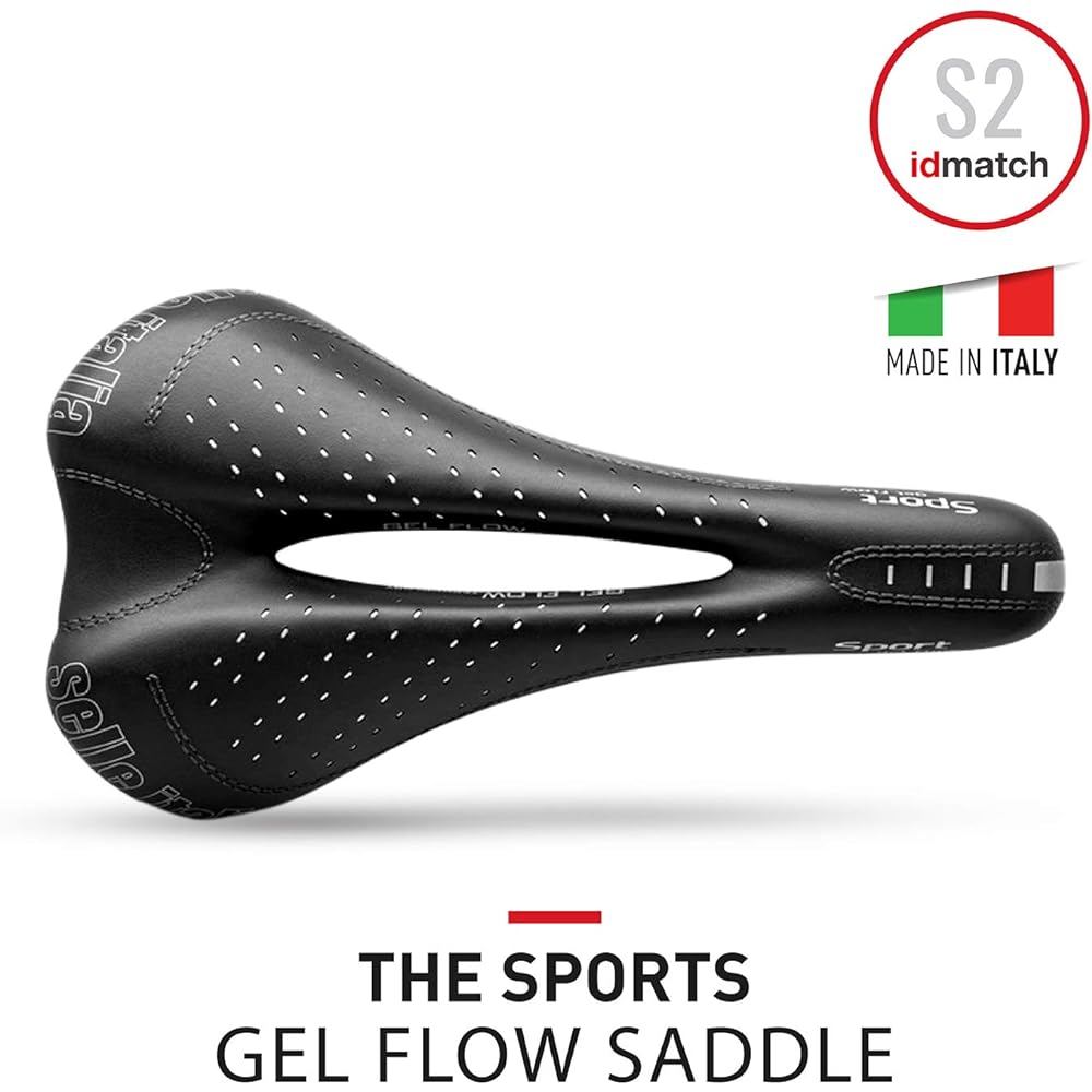 Selle Italia SELLA ITALIA SPORT Gel FeC BLK FLOW Saddle