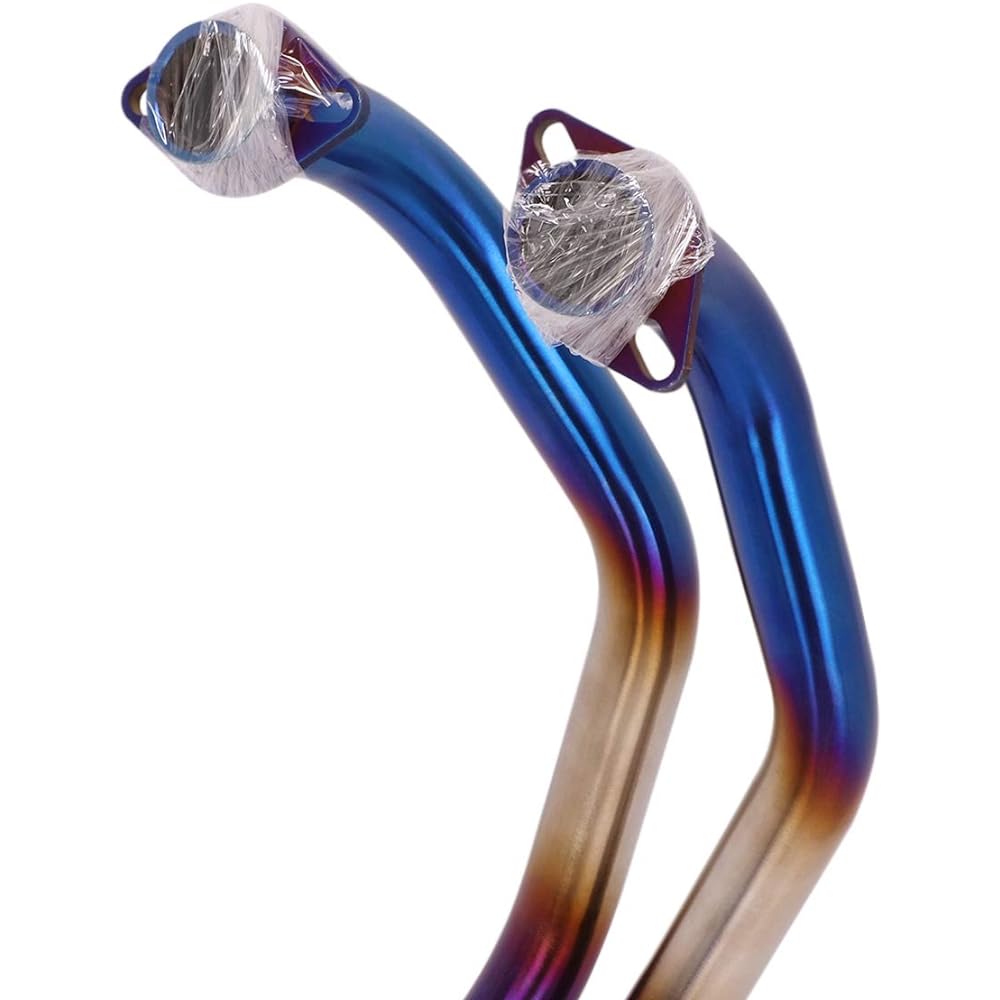 Motorcycle Exhaust Port Exhaust Pipe Intermediate Pipe Compatible with Yamaha YZF-R3/R25/MT25/MT03 Genuine Muffler