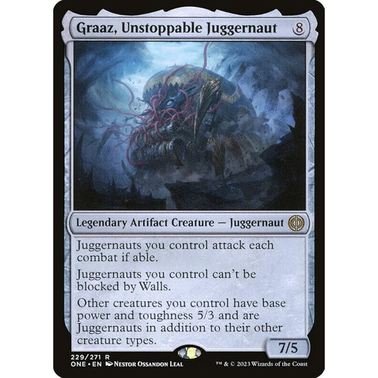 Magic: The Gathering - Graz Unstoppable Juggernaut (229) - Phyrexia: All Will Be One