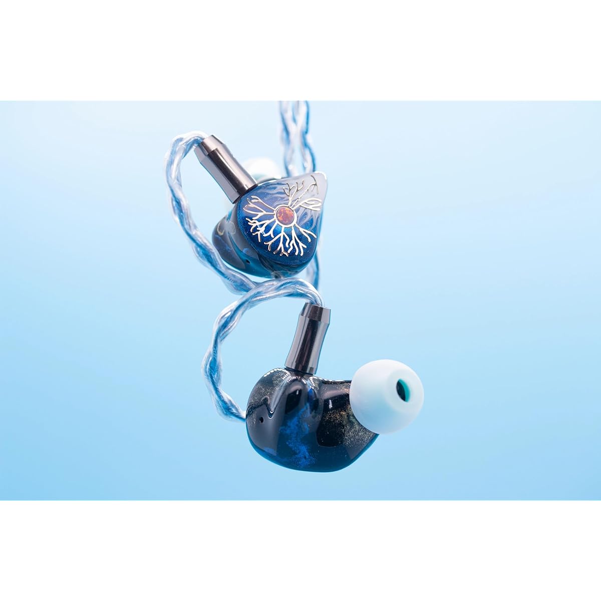 Kinera Idun Golden (Idun 2.0) Universal Hybrid In-Ear Monitors (Black Blue)