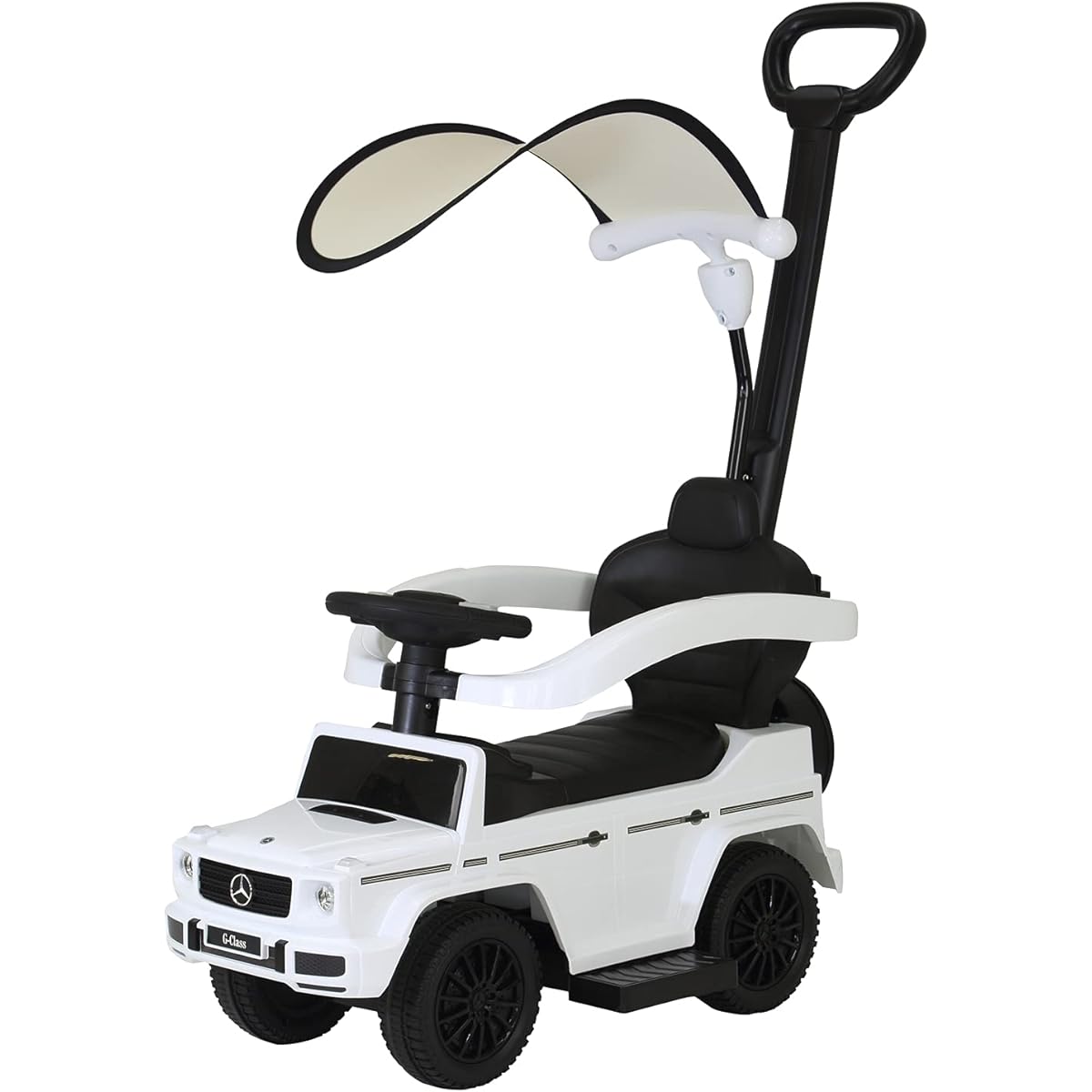 Mercedes-Benz G350d White J-35HW with convenient sunshade and push handle