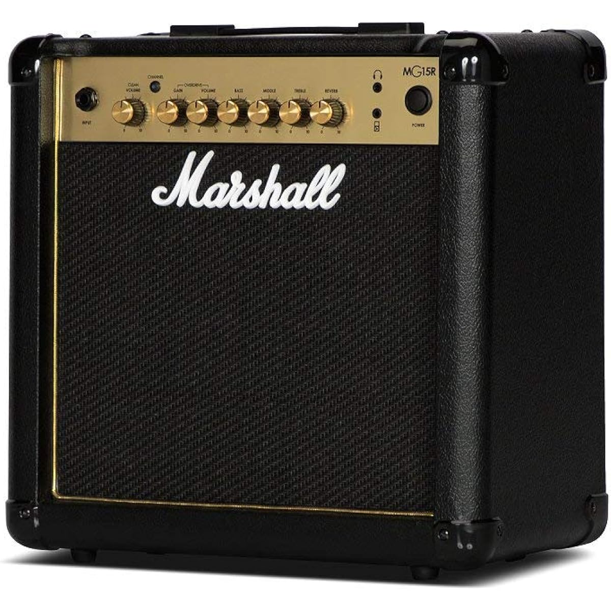 [Set Purchase] Marshall MG-Gold Series Guitar Amplifier Combo MG15R & Kikutani Guitar Stand Compatible with Lacquer Painting, Comes with Rubber to Prevent Falling GS-101B