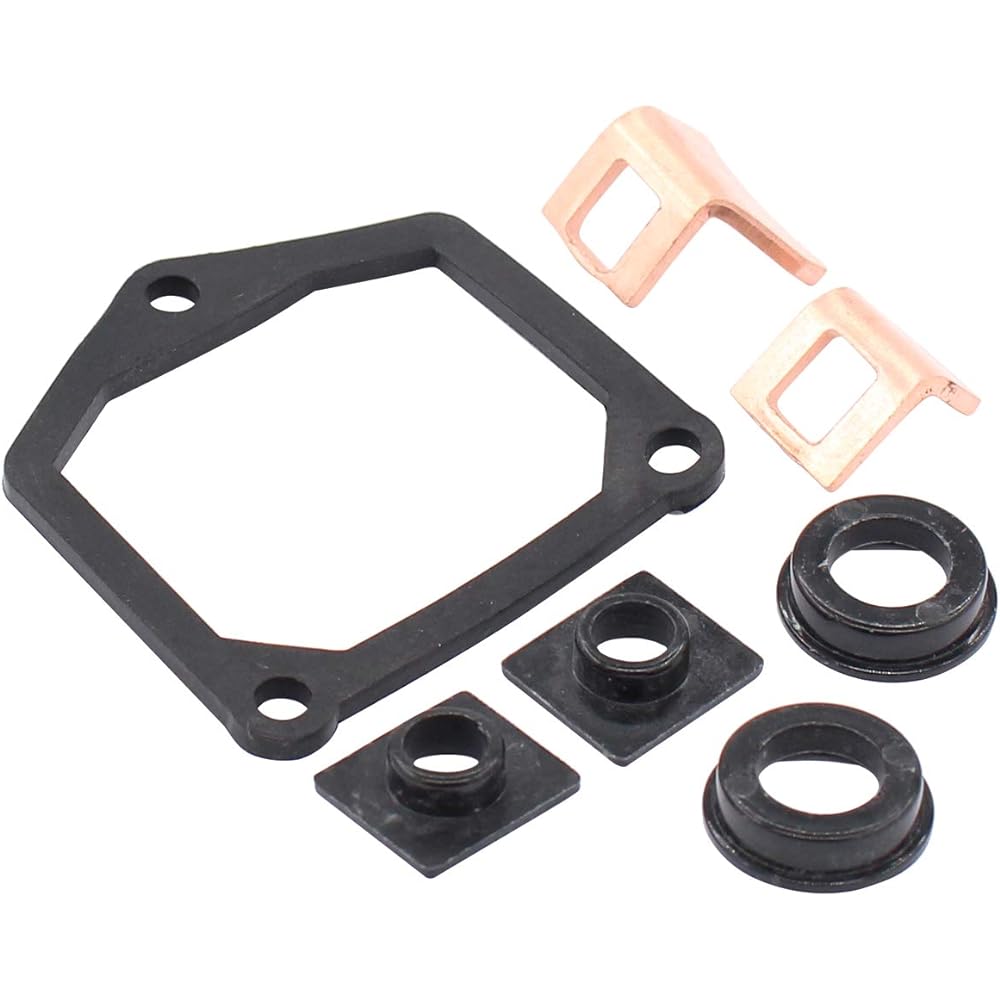 MOTOKU Starter Solenoid Rebuild Repair Kit Plunger Spring Contact for Dyna Electra Glide Fatboy Heritage Softail Springer Road King Big Twin Sportster 1200 883