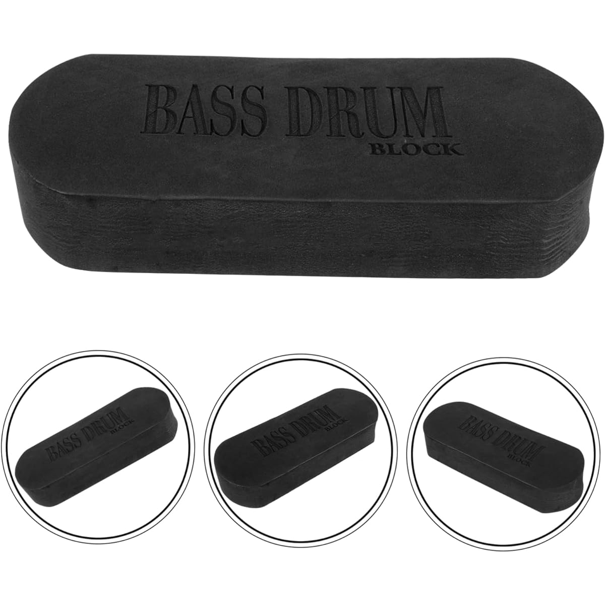 Vaguelly 5 Bass Drum Rime Cotton Bass Drum Block Percussion Parts Drummer Gift Bass Drum Accessories Fitting Bass Drum